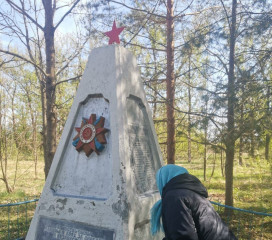 на территории Темкинского округа продолжают приводить в порядок воинские захоронения - фото - 8