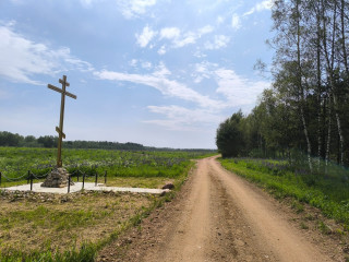 духовное возрождение: в деревне Ивановское освятили два креста - фото - 3