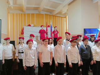 в Темкинской школе прошел торжественный прием в «Юнармию» - фото - 2