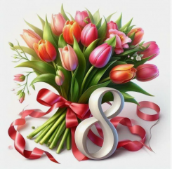 с международным женским днем 8 Марта - фото - 1