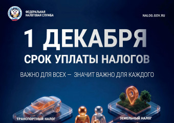 1 декабря 2026 года — крайний срок уплаты налогов за 2025 год - фото - 1