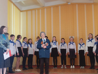 торжественный приём в члены Темкинской районной общественной организации имени Ю.А. Гагарина - фото - 3